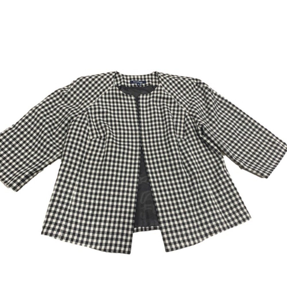 Evan Picone Checkered Blazer